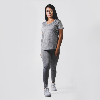 Heather Grey Shirt V-neck - Heather Grey V-Neck T-Shirt